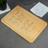 Engraved Custom Handwriting Rectangle Board